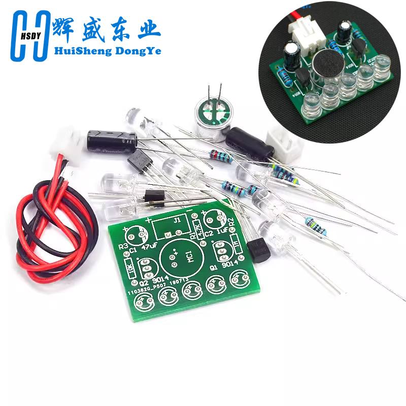 Diy Electronics For Kids - 3V-5.5V Voice Activated Control Lamp LED