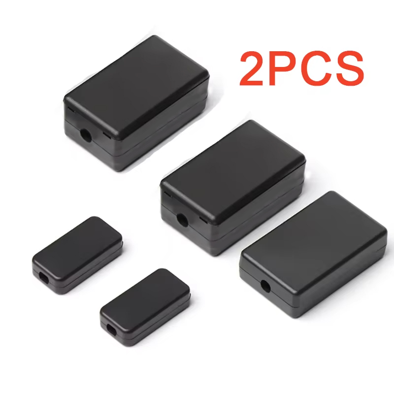Diy Electronics Organizer - 2PCS Plastic Waterproof Black Box DIY