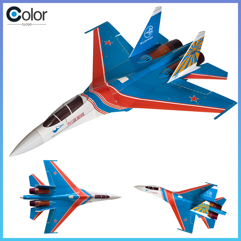 Diy Electronics For Kids - Su-27 Ducted Fan Rc Fighter Dual