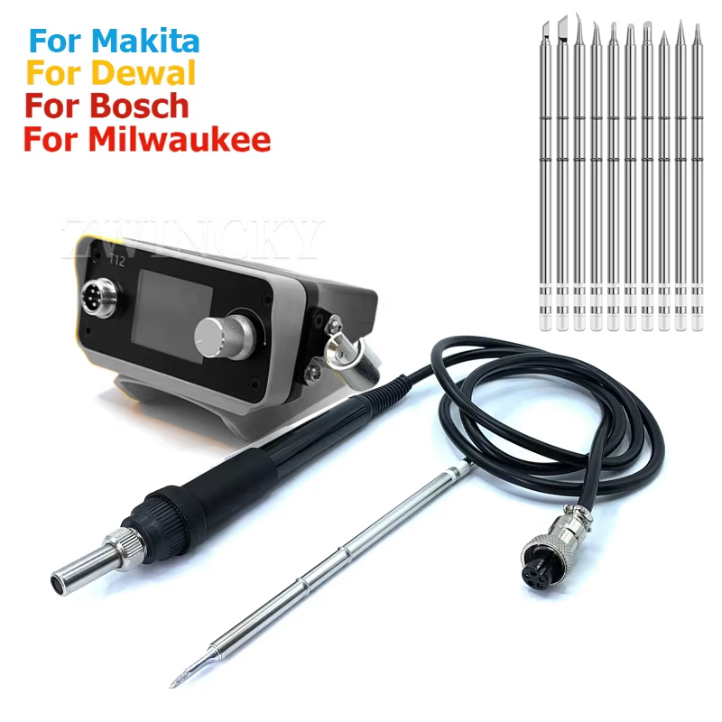Diy Electronics Organizer - Cordless Soldering Iron Station For Dewaltt/Makita/Milwaukee/Bosch，18V