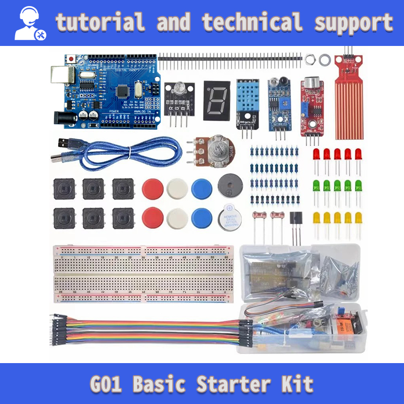 Diy Electronics Basics - Basic Starter Kit for Arduino Uno