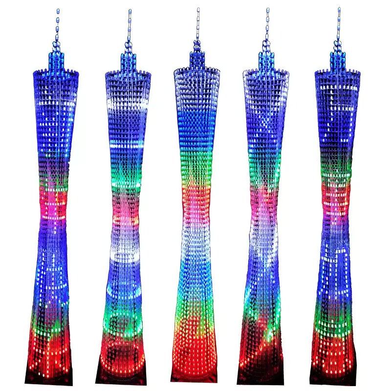 Diy Electronics Organizer - 64 Layers Canton Tower DIY Electronic