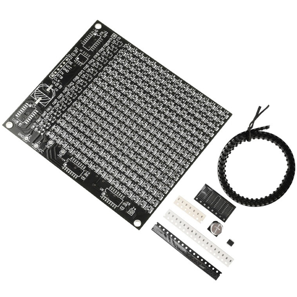 Diy Electronics Soldering Kit - 64/256 LED SMD Dot Matrix Advertising