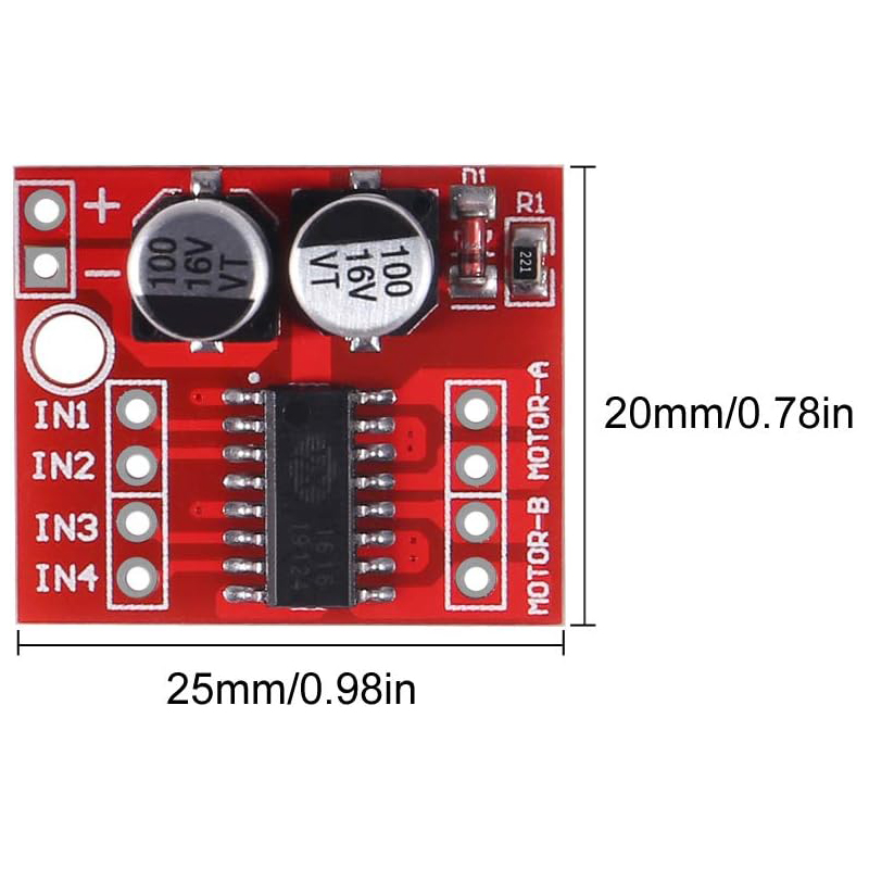 4/10pcs MX1508 DC Motor Driver - đánh giá và giá L298N Motor Driver