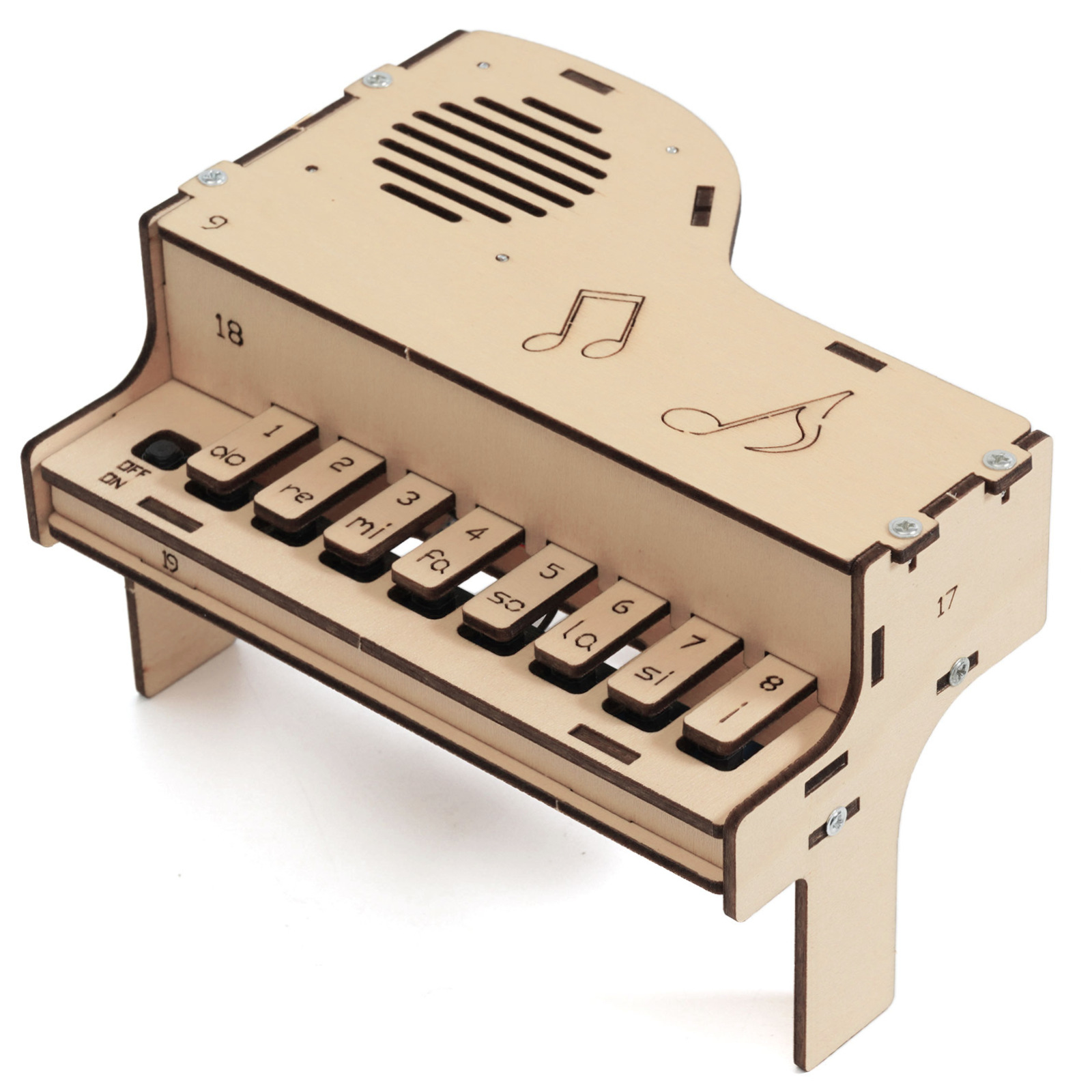 DIY Wooden Electronic Piano Mo - đánh giá và giá Diy Electronics For Kids