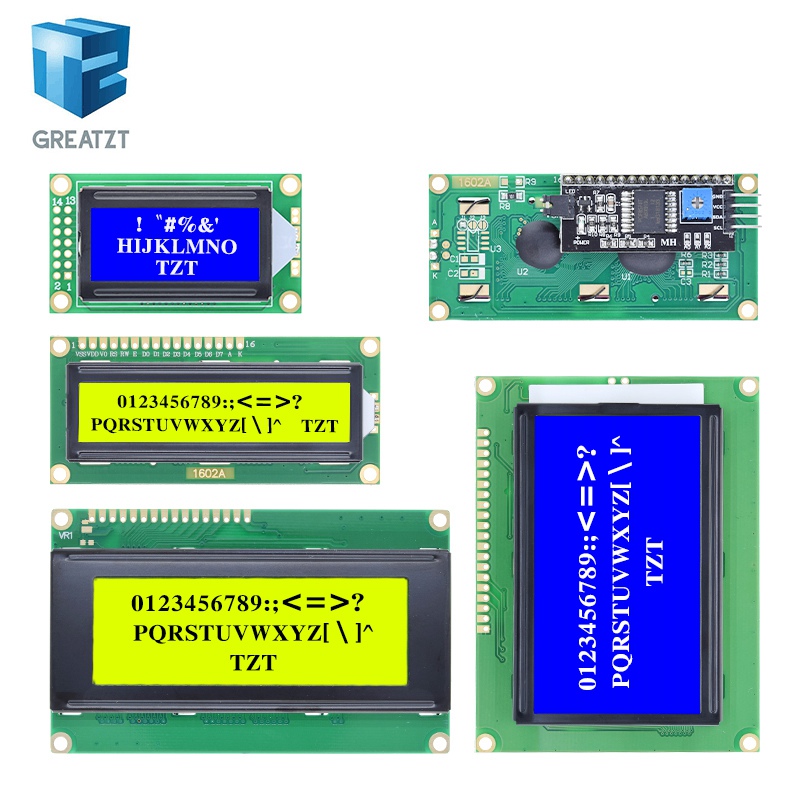 LCD Module Blue Green  Screen  - đánh giá và giá I2C Lcd Display
