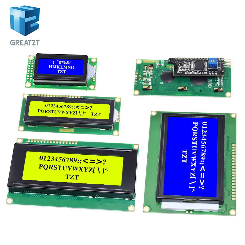 LCD Module Blue Green  Screen  - đánh giá và giá I2C Lcd Display