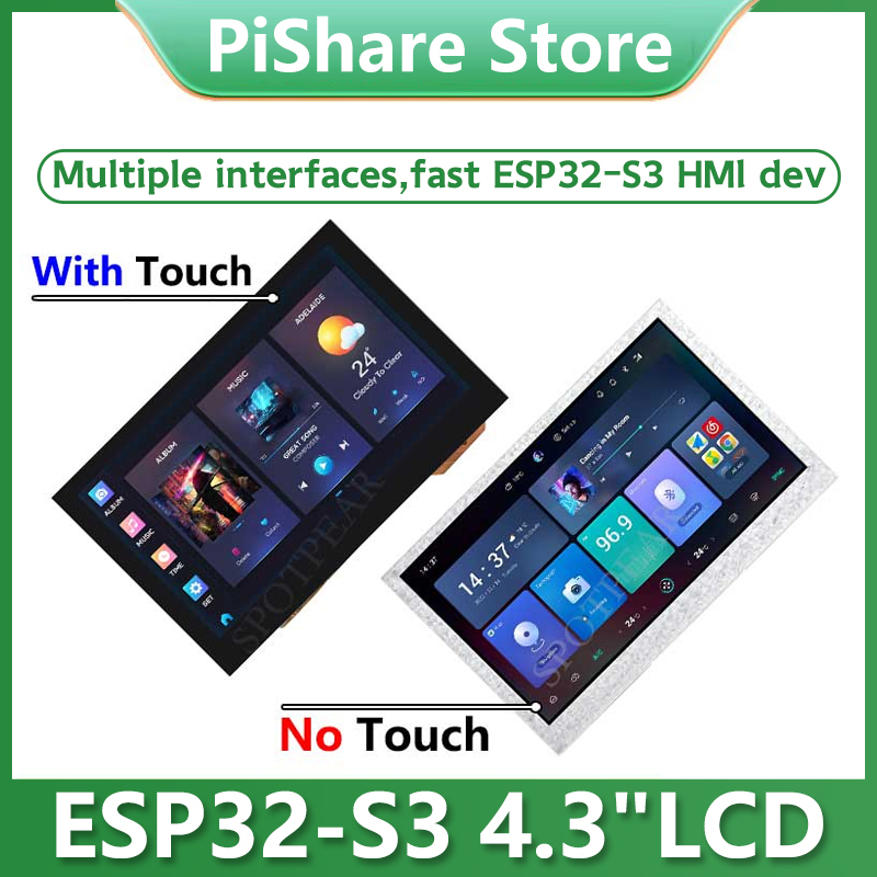 ESP32 S3 4.3inch LCD 800x480 C - đánh giá và giá I2C Lcd Display