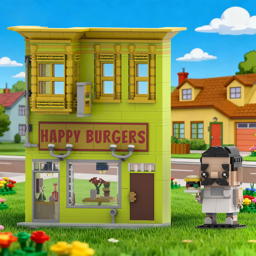 Gobricks MOC Bobs Burgers Buil - đánh giá và giá Diy Electronics Shop
