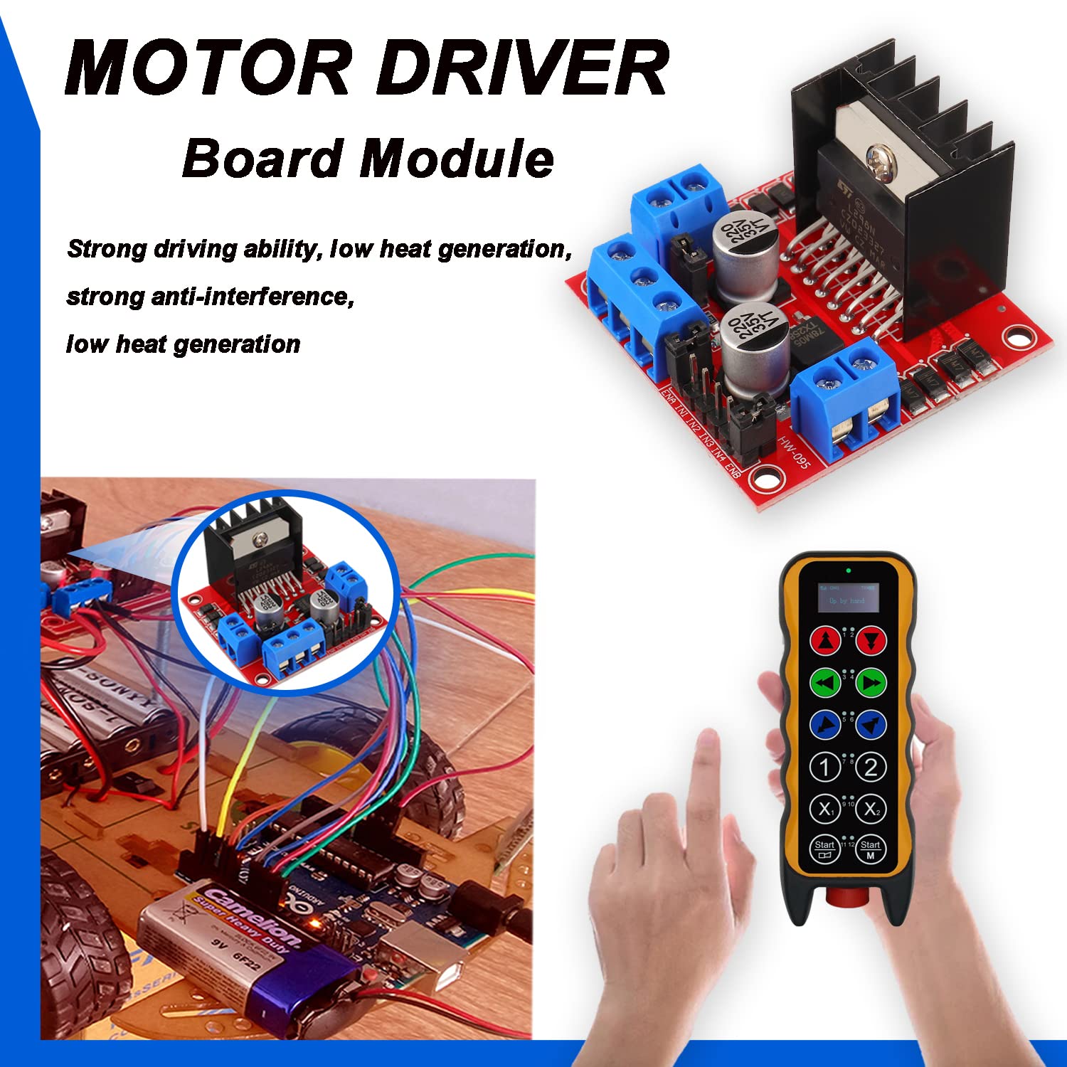 L298N Motor Drive Controller B - đánh giá và giá L298N Motor Driver