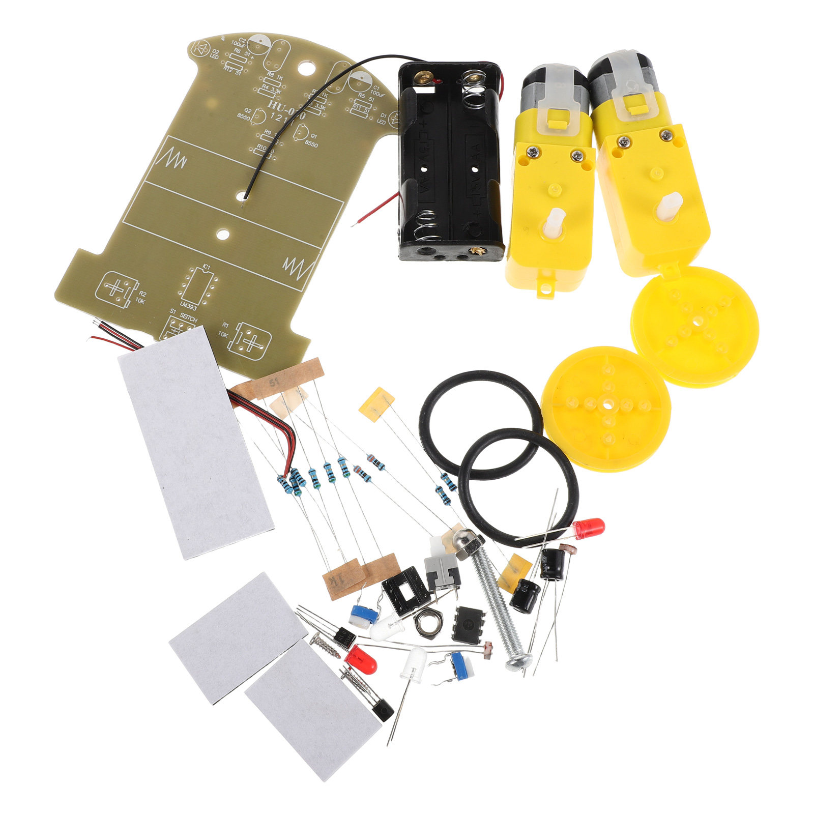 1Set Line Following Robot Car  - đánh giá và giá Diy Electronics Soldering Kit