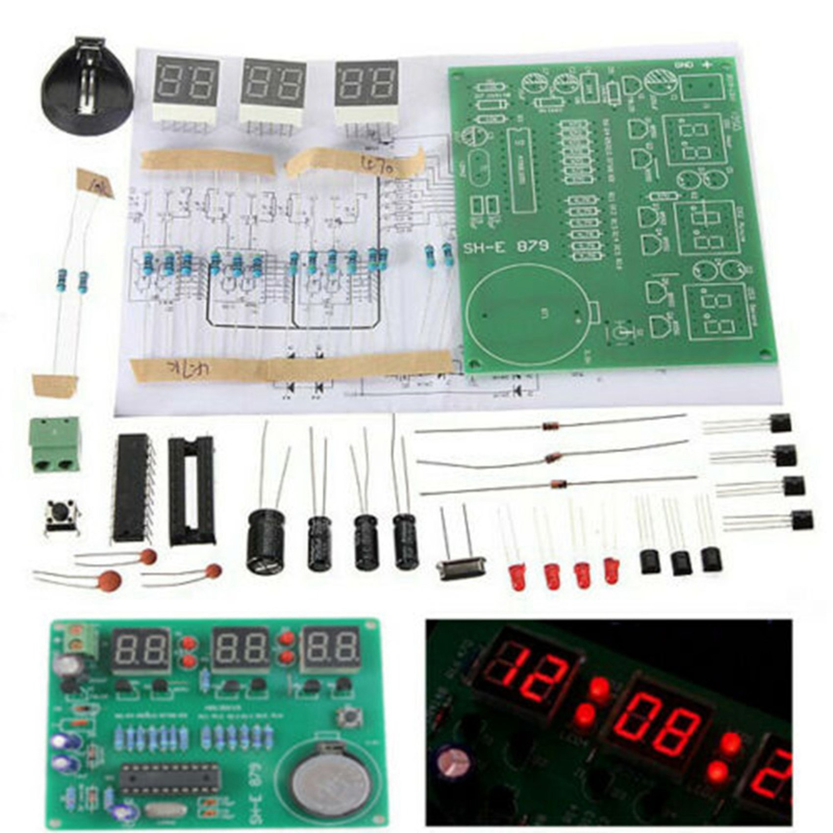 【PUBLICITY】3 Set AT89C2051 6 D - đánh giá và giá Diy Electronics Flux
