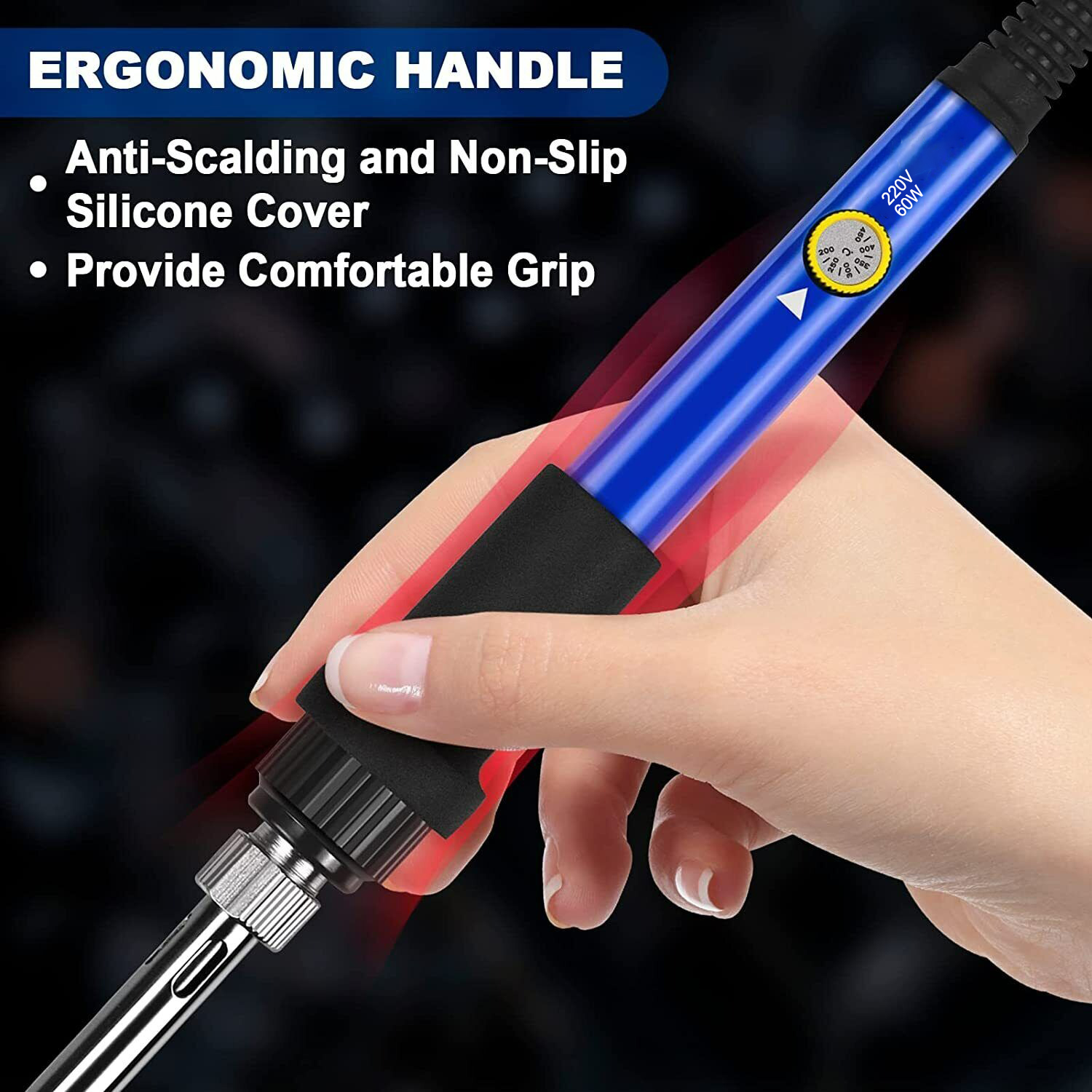 ILIBILIB 60W Soldering Iron Ki - đánh giá và giá Diy Electronics Bench