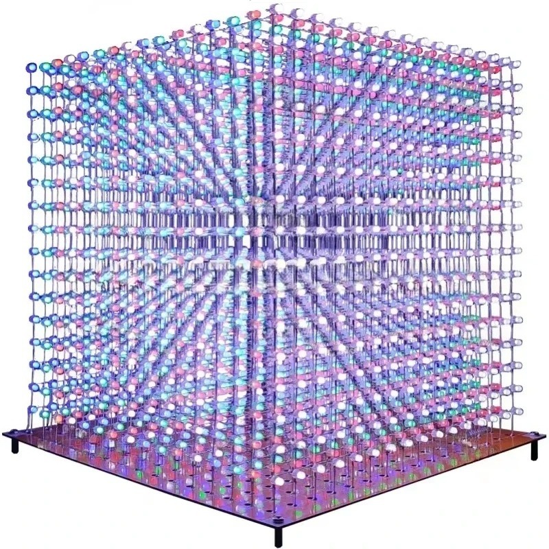 3 D16mini Light Cube Kit 16x16 - đánh giá và giá Diy Electronic