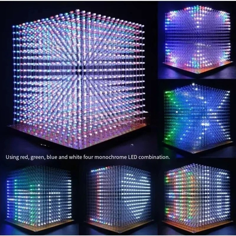 3 D16mini Light Cube Kit 16x16 - đánh giá và giá Diy Electronic