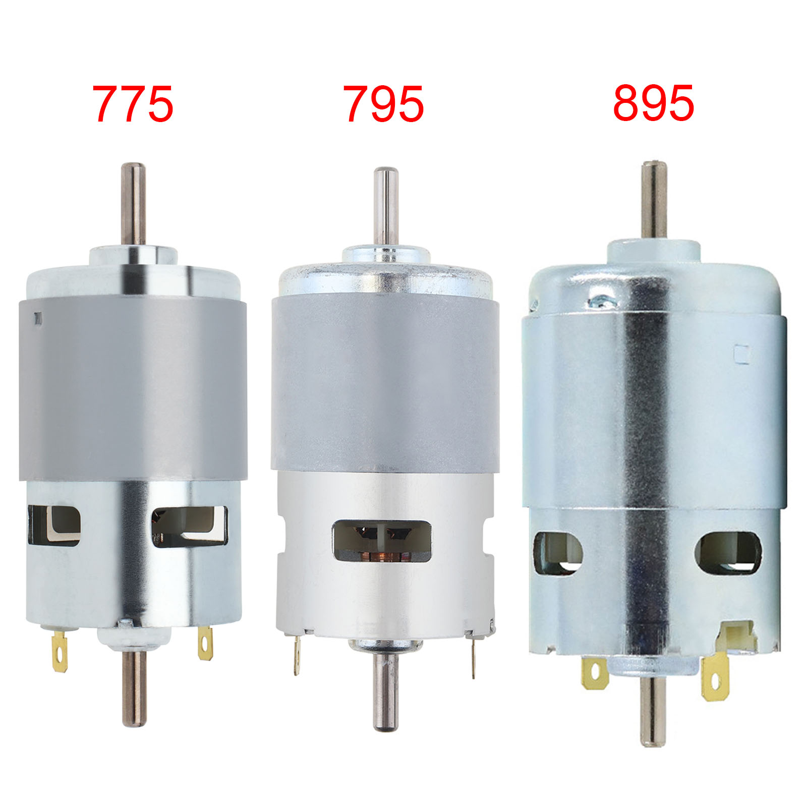 775 795 895 DC Motor 12V Dual  - đánh giá và giá Diy Electronics Motor