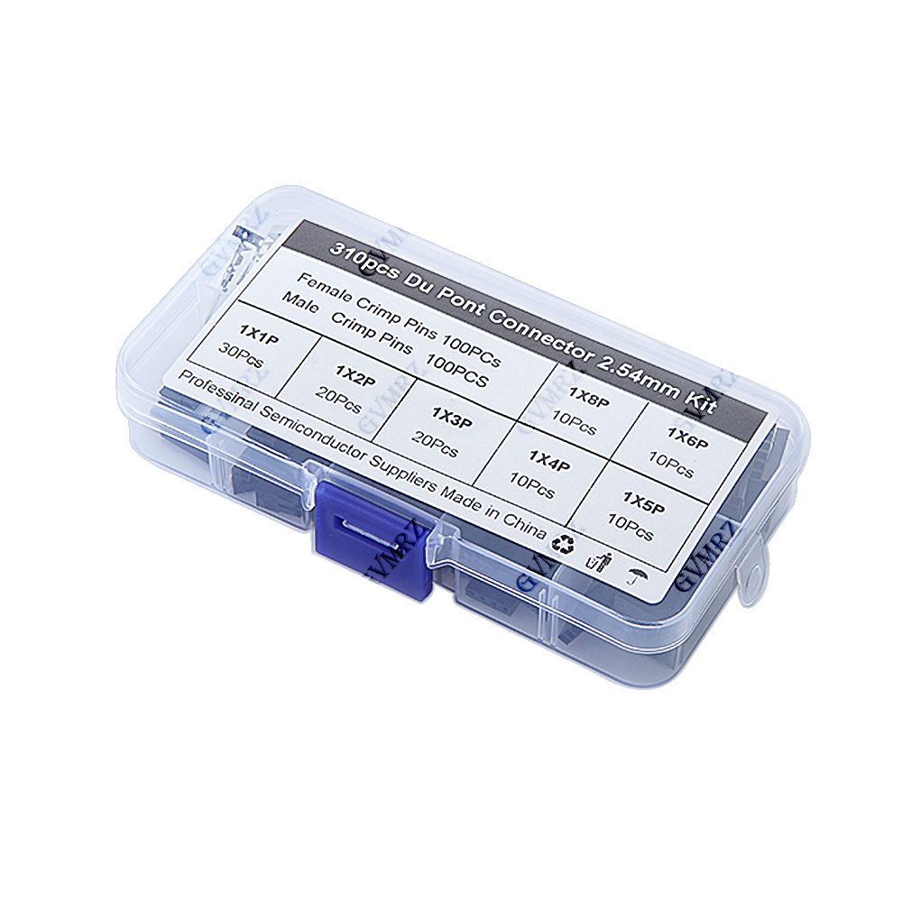 310PCS/BOX 2.54mm Male+Female  - đánh giá và giá Diy Electronics Organizer