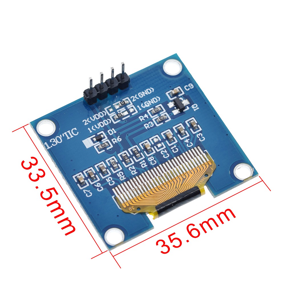 4PIN 1.3 OLED module white/blu - đánh giá và giá I2C Lcd Display