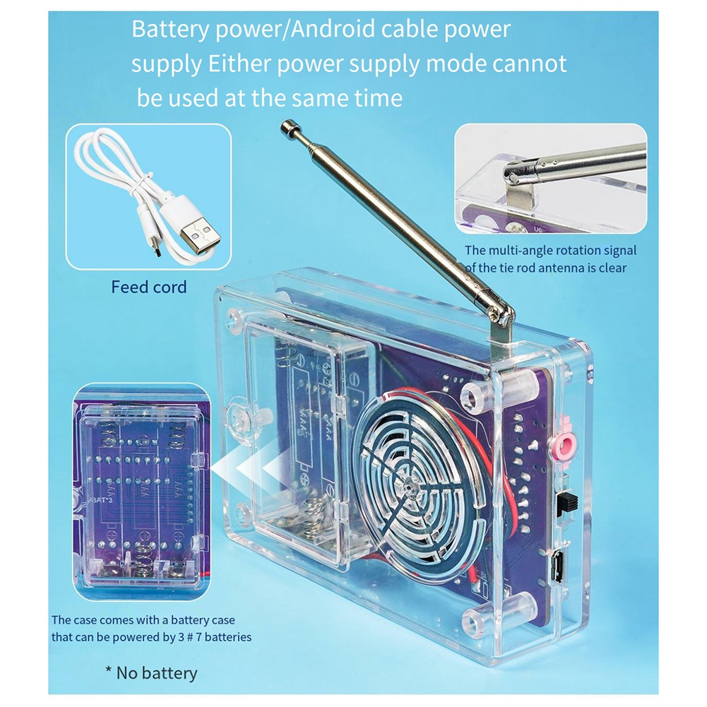 A72Z New HU-017B DIY FM Radio  - đánh giá và giá Diy Electronics Soldering Kit