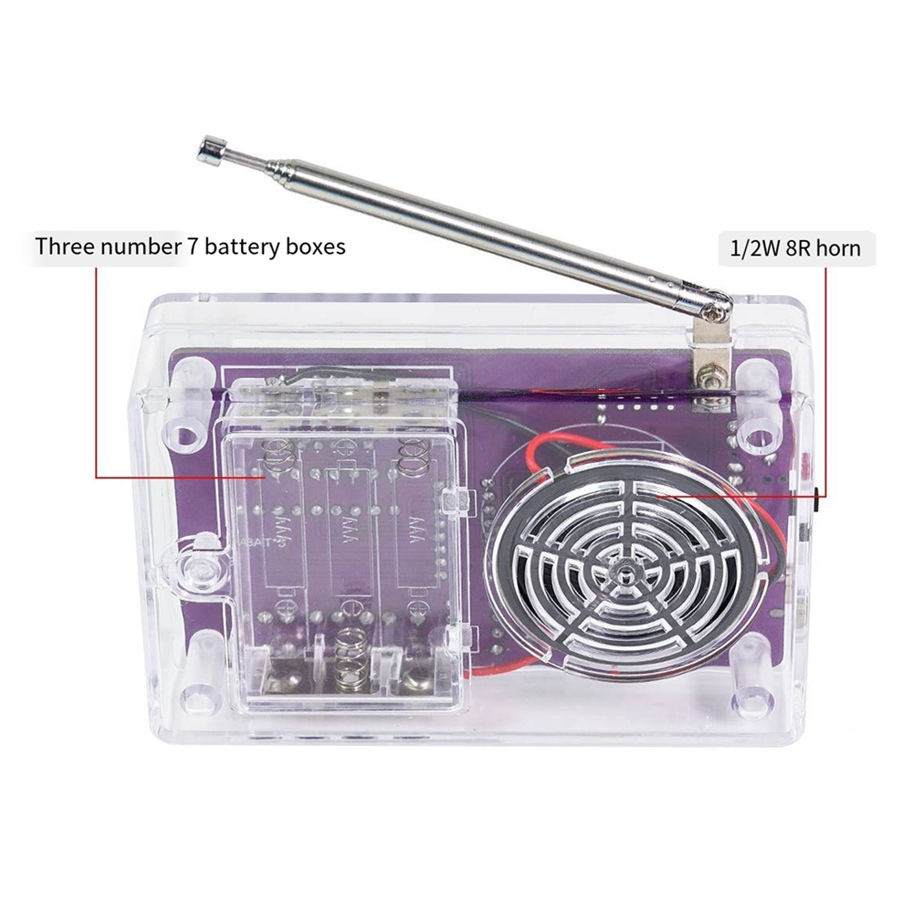 A72Z New HU-017B DIY FM Radio  - đánh giá và giá Diy Electronics Soldering Kit