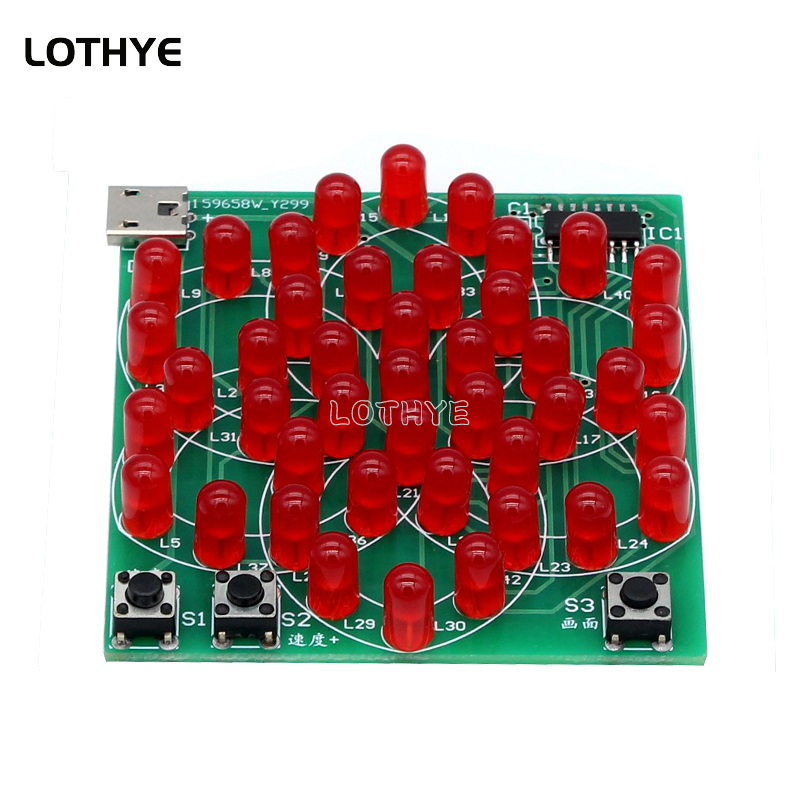43 LED Multi Style Pattern Ele - đánh giá và giá Diy Electronics Soldering Kit