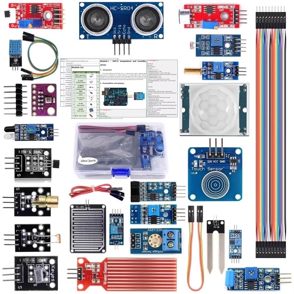 22 in 1 Sensor Kit Module Kit  - đánh giá và giá Arduino Uno Starter Kit