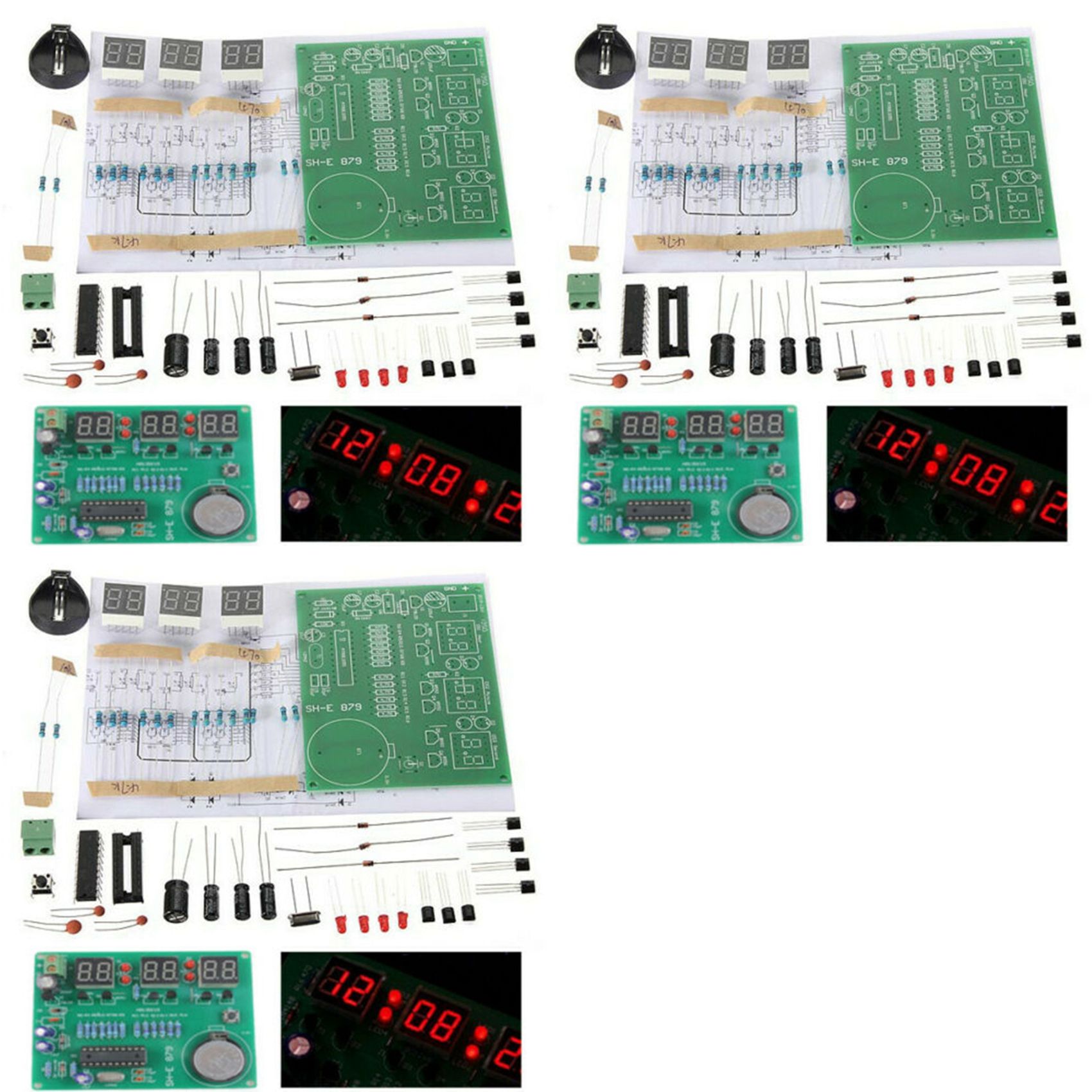 T31C-3 Set AT89C2051 6 Digital - đánh giá và giá Diy Electronics Flux