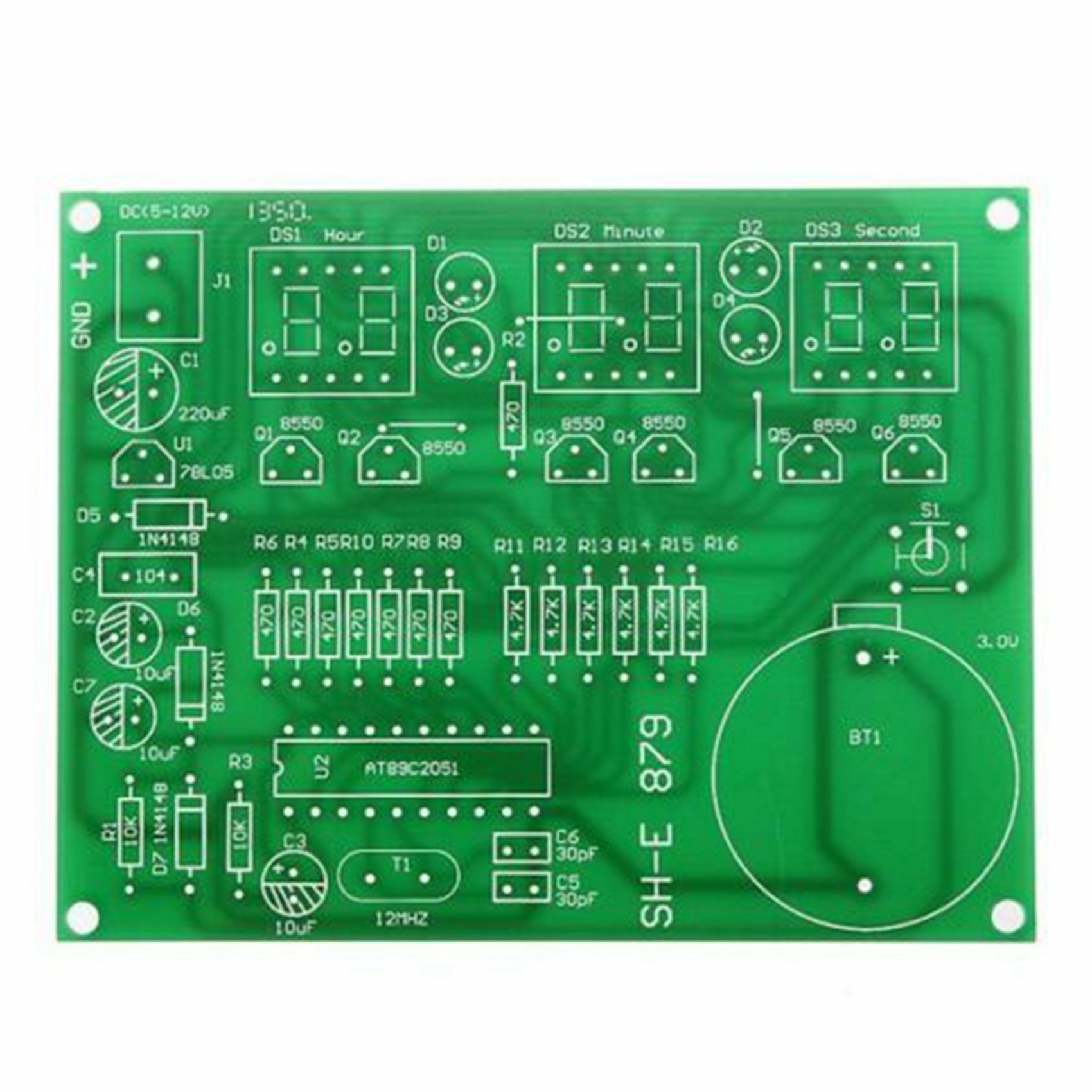 T31C-3 Set AT89C2051 6 Digital - đánh giá và giá Diy Electronics Flux