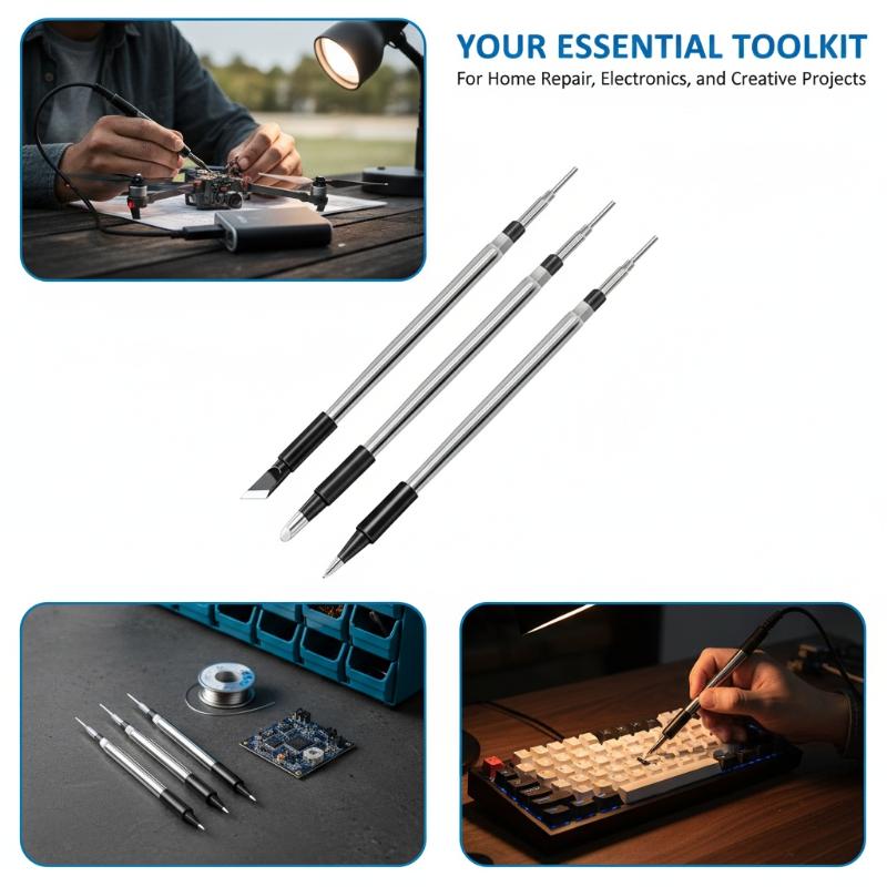 3Pcs Mini Soldering Iron Repla - đánh giá và giá Diy Electronics Bench