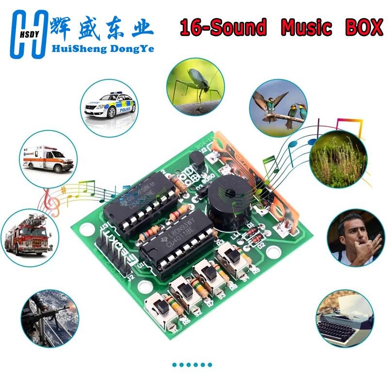 16 Music Sound Box BOX-16 Boar - đánh giá và giá Diy Electronics For Kids