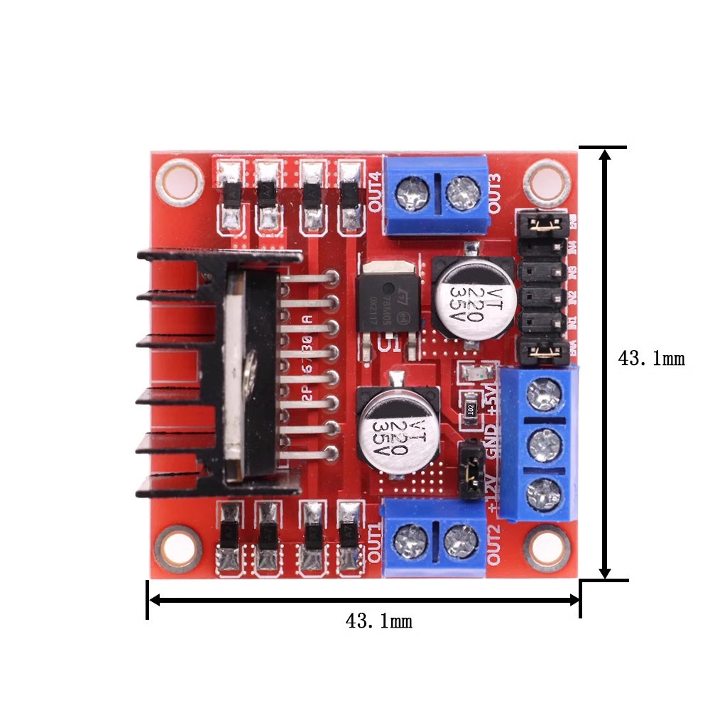 1~100Pcs L298N DC Stepper Moto - đánh giá và giá L298N Motor Driver