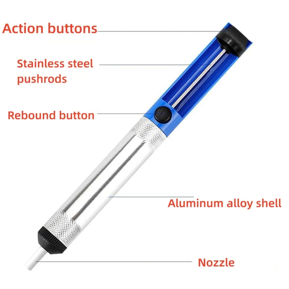 Aluminum Desoldering Pump Vacu - đánh giá và giá Desoldering Pump Solder