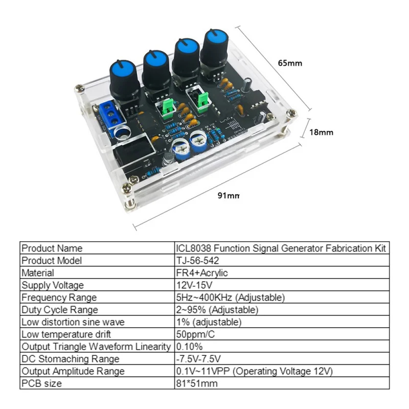 DIY ICL8038 Multifunctional Lo - đánh giá và giá Diy Electronics For Kids