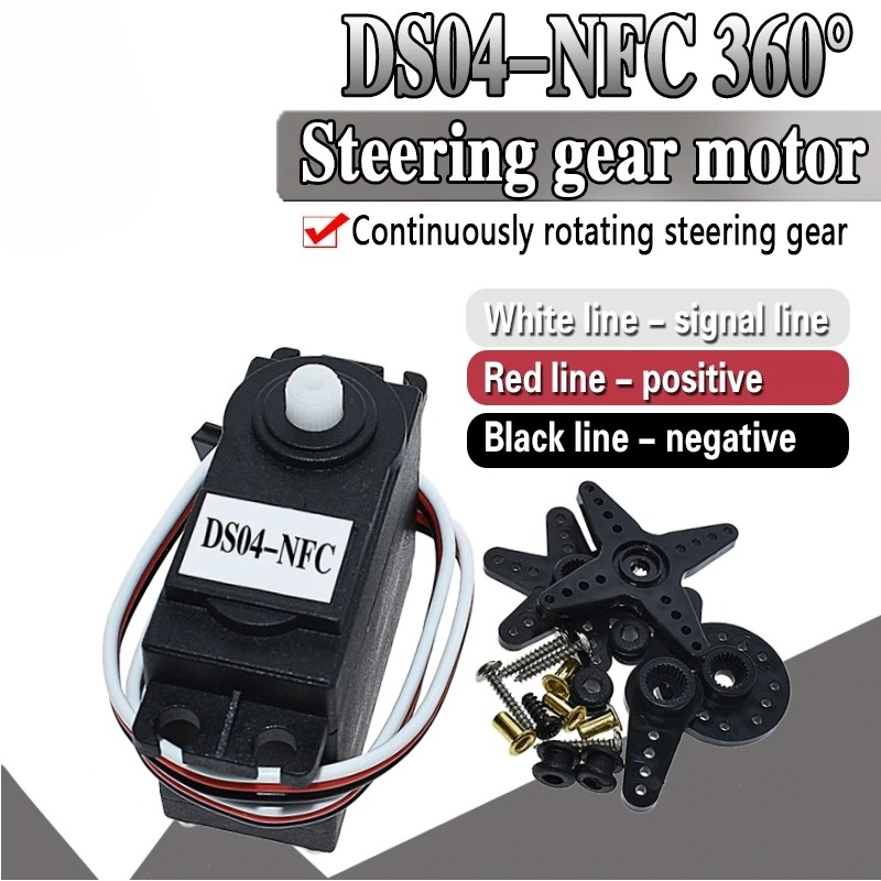 DS04-NFC Servo 360-Degree Cont - đánh giá và giá Diy Electronics Motor