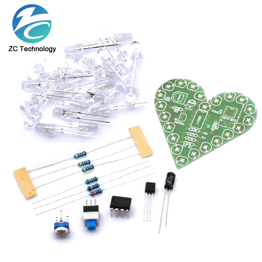 Tự Làm Bộ Hình Trái Tim Thở Đè - đánh giá và giá Diy Electronics For Kids