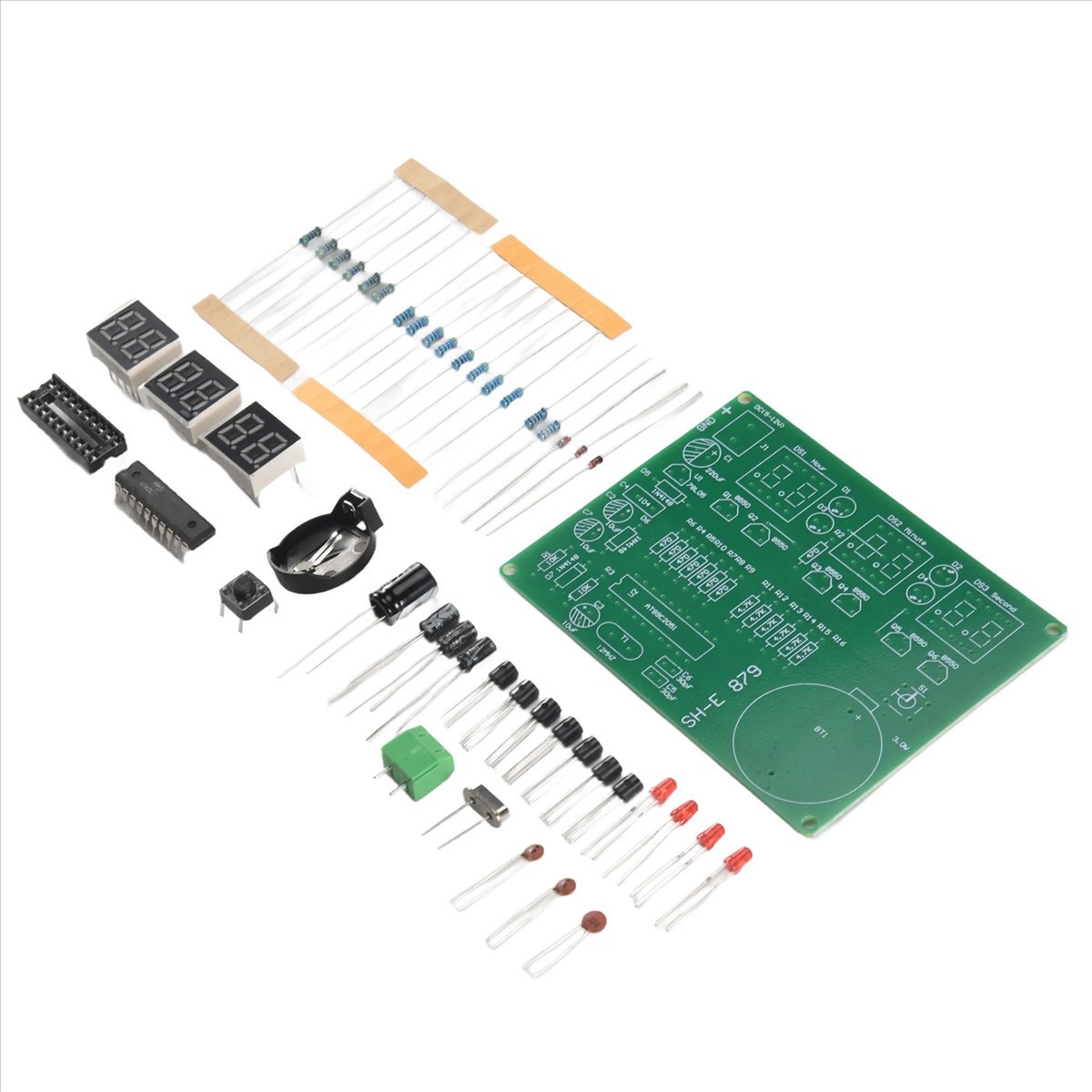 A003 AT89C2051 6 Digital LED D - đánh giá và giá Diy Electronics Flux