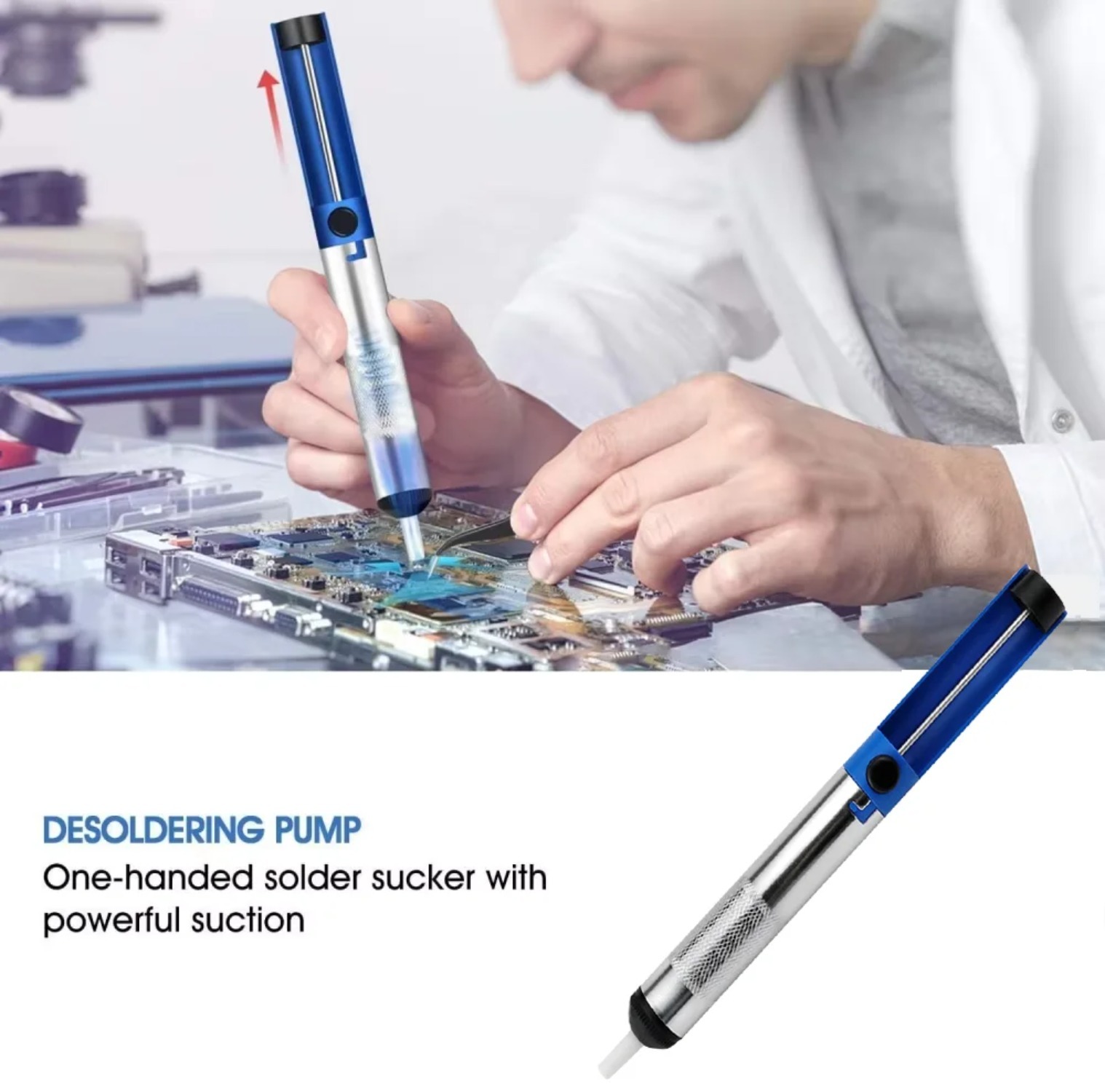 Aluminum Metal Desoldering Pum - đánh giá và giá Desoldering Pump Solder