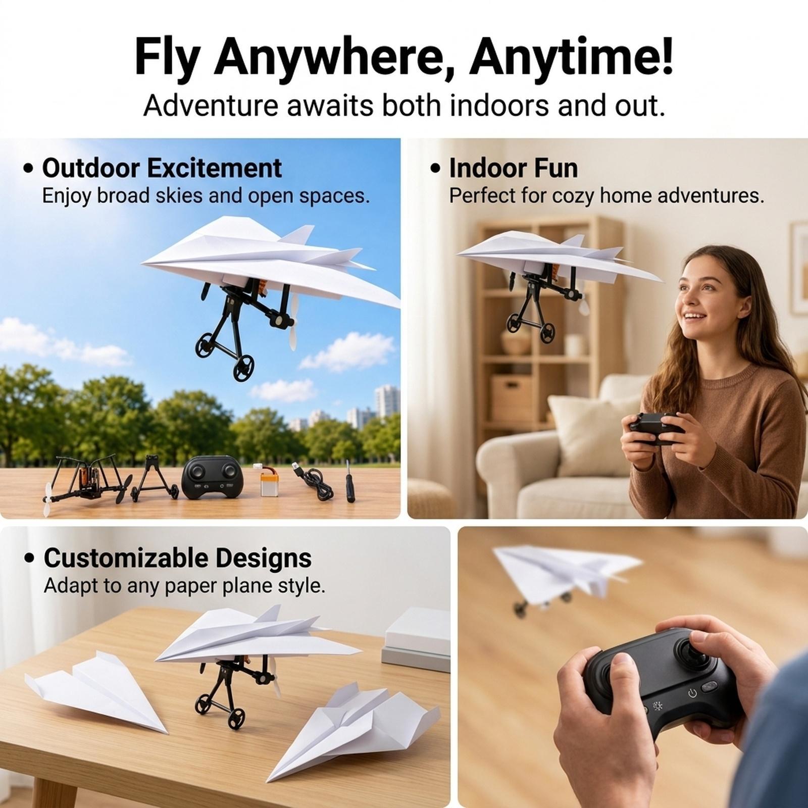 Mini RC Airplane DIY Kit ABS M - đánh giá và giá Diy Electronics For Kids