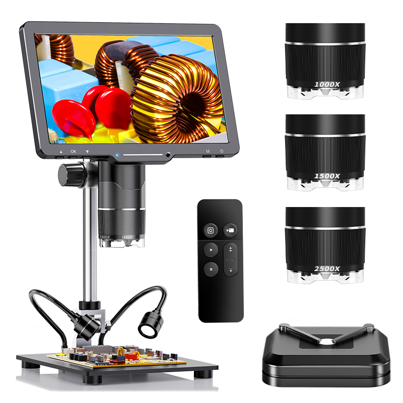 2500X HDMI Digital Microscope  - đánh giá và giá Diy Microscope For Electronics Repair