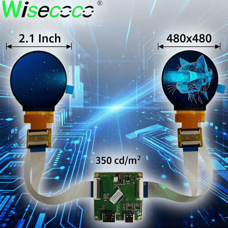 2.1 Inch Dual IPS Round Displa - đánh giá và giá Diy Electronics Circuits