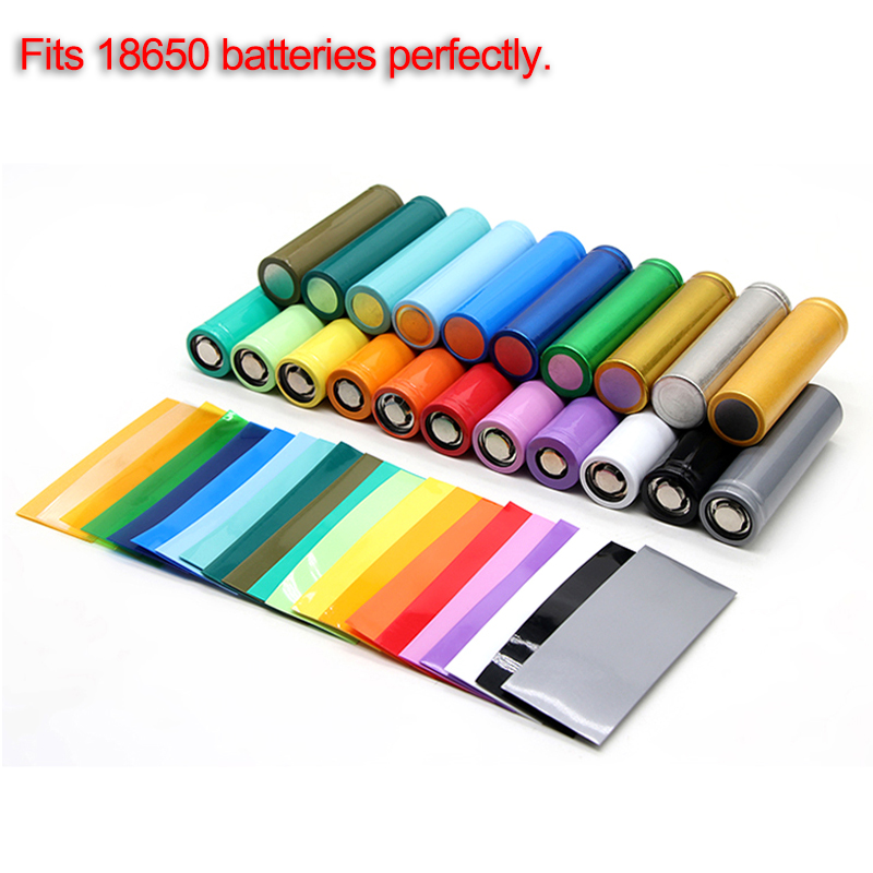 100~1000pcs PreCut 18650 Batte - đánh giá và giá Heat Shrink Tubing