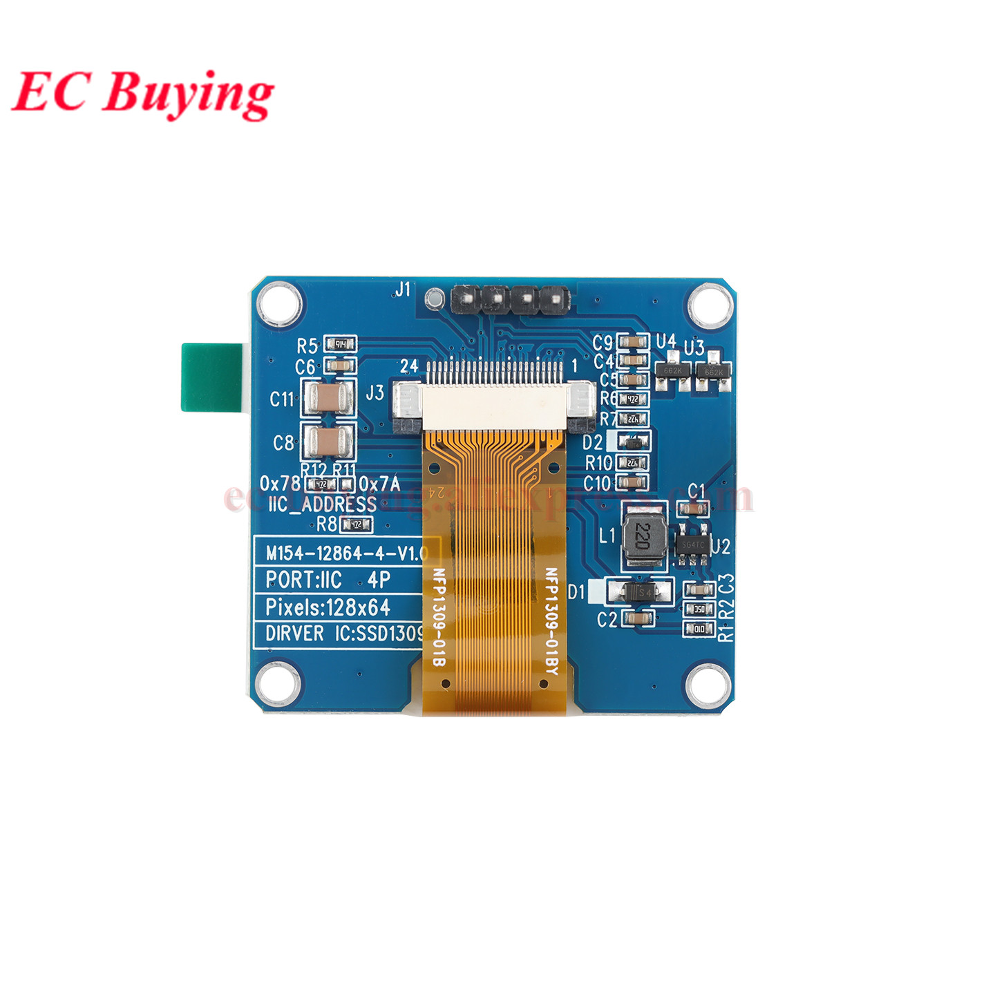 1.54 inch OLED Module 1.54” Di - đánh giá và giá I2C Lcd Display