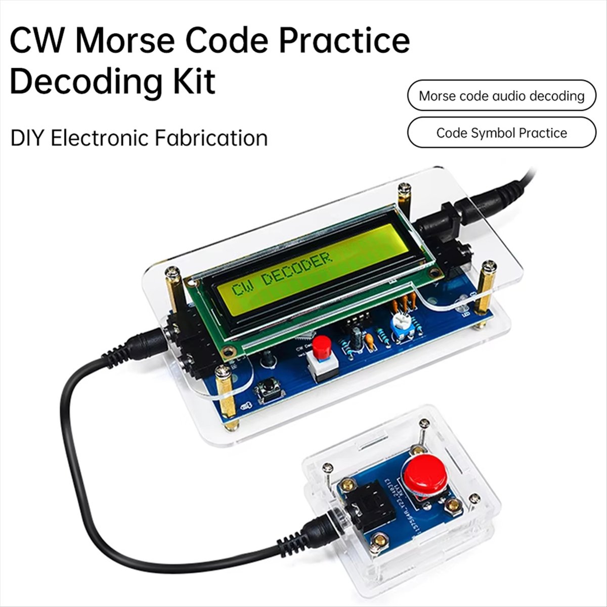 HDL DC9V CW Morse Code Decoder - đánh giá và giá Diy Electronics Circuits