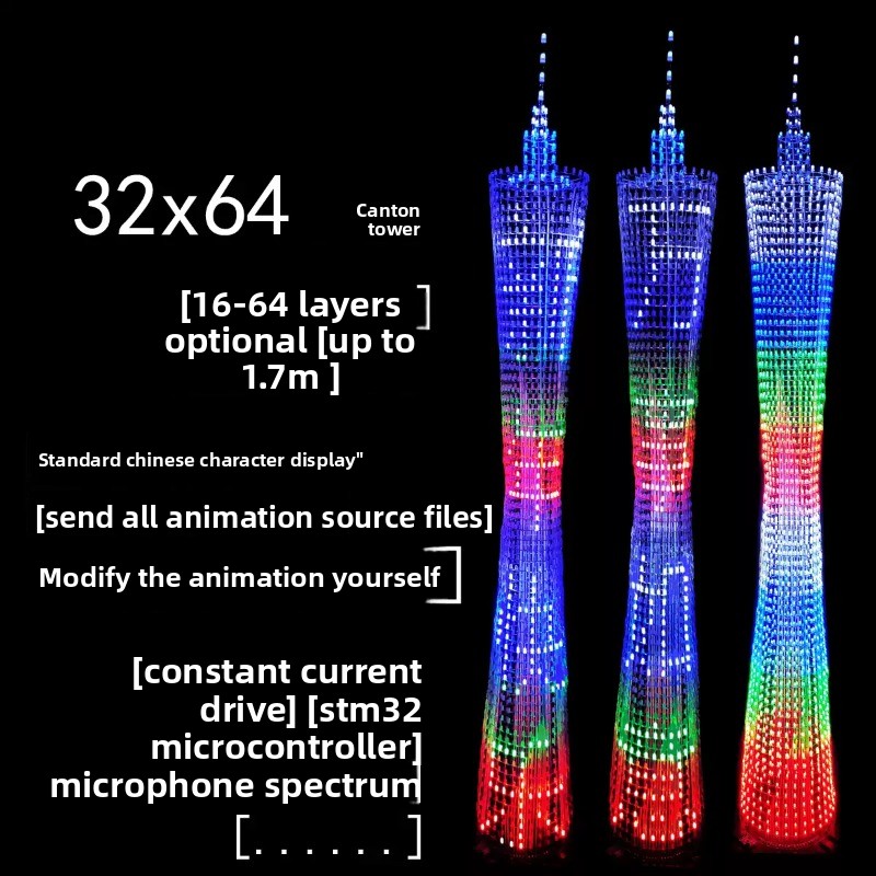 64 Layers Canton Tower DIY Ele - đánh giá và giá Diy Electronics Organizer