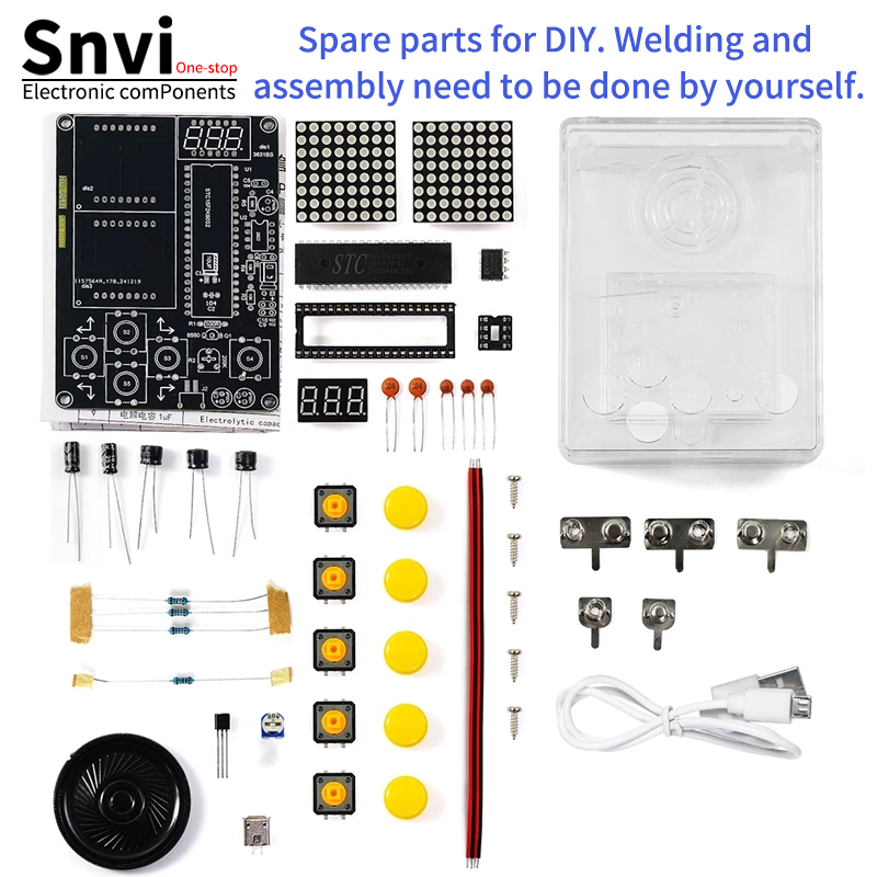 Snvi DIY Pixel Game Console Ki - đánh giá và giá Diy Electronics For Kids